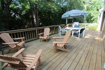 Centerville Cape Cod vacation rental - Large back deck