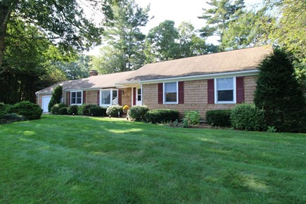 Centerville Cape Cod vacation rental - Front f home with large yard and driveway parking for 4