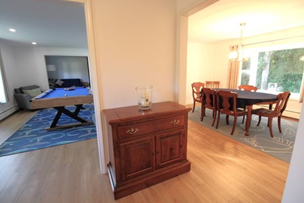 Centerville Cape Cod vacation rental - Looking toward pool table room and formal dining room
