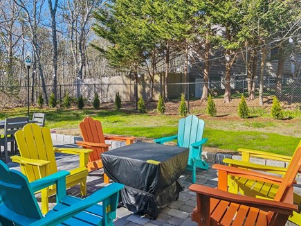 Harwich Cape Cod vacation rental - Fire pit with plenty of seating
