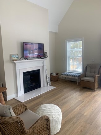 Chatham Cape Cod vacation rental - Living Room, gas fireplace