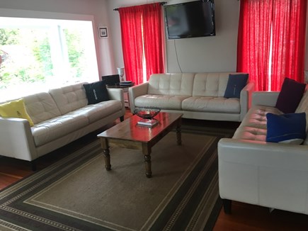 Provincetown Cape Cod vacation rental - Large open living room with HDTV.