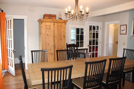 Provincetown Cape Cod vacation rental - Dining table seats 8 comfortably.