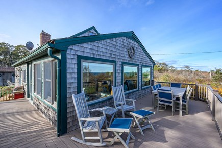 Eastham Cape Cod vacation rental - Front Wrap-around Deck