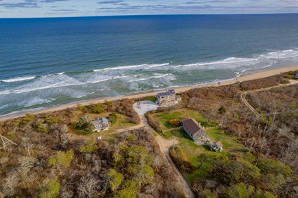 Eastham Cape Cod vacation rental - Aerial View of Property to Ocean