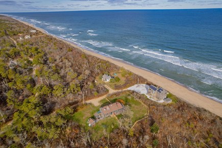 Eastham Cape Cod vacation rental - Aerial View of Property and Endless Beach Views
