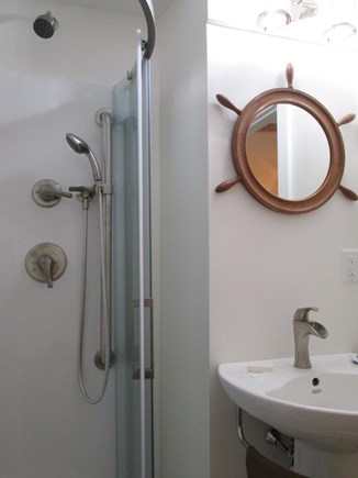 Truro, Colonial Village Cape Cod vacation rental - Full Bath with Nautical Decor