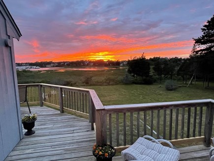 West Dennis Cape Cod vacation rental - Sunset from the Deck