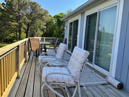 West Dennis Cape Cod vacation rental - Deck with chairs