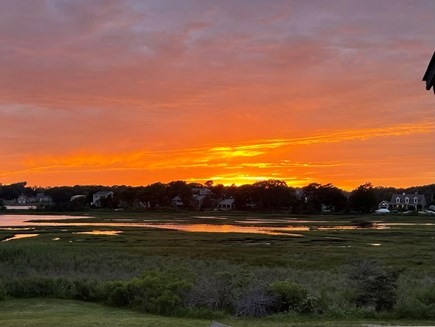 West Dennis Cape Cod vacation rental - Sunset over the Marsh