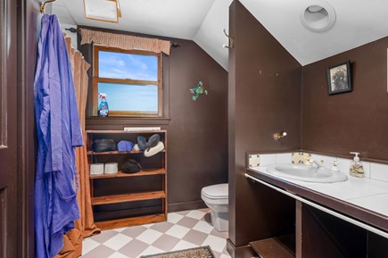 Sagamore Beach Cape Cod vacation rental - 3rd floor bathroom off the queen bedroom