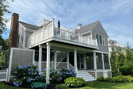 Dennis Cape Cod vacation rental - Rear of property