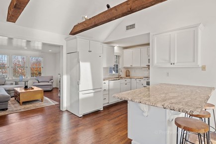 Dennis Cape Cod vacation rental - Kitchen opens into family room
