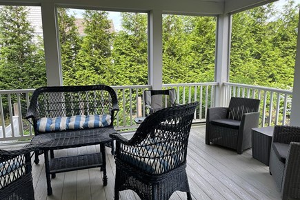 Dennis Cape Cod vacation rental - First level screened in porch