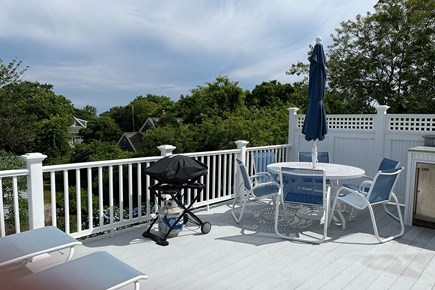Dennis Cape Cod vacation rental - Main Level Deck Area