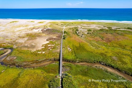 Orleans Cape Cod vacation rental - Private Association bridge leading to Nauset Beach