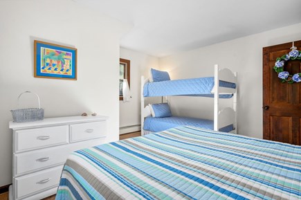 Orleans Cape Cod vacation rental - Queen bed with twin bunk beds
