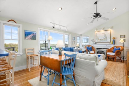 Sandwich Cape Cod vacation rental - Dining area and living room
