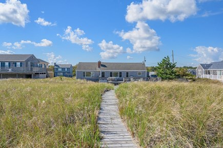 Sandwich Cape Cod vacation rental - Boardwalk to the beach with views of the home