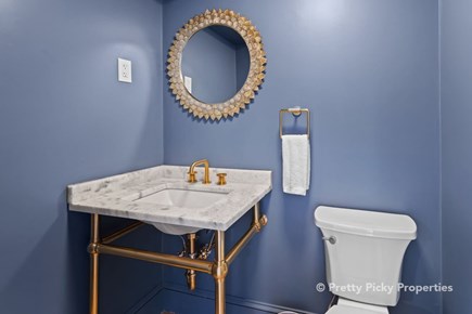 Orleans Cape Cod vacation rental - Powder room off the kitchen.