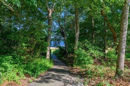 Mashpee Cape Cod vacation rental - Path down to John's Pond - 3 minute walk from the house