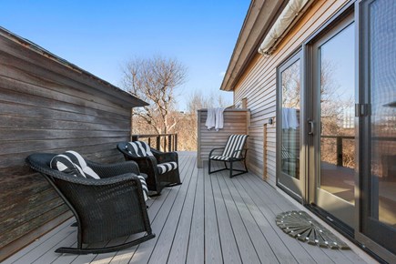 North Truro Cape Cod vacation rental - Side Deck off Primary Bedroom, Outside Shower