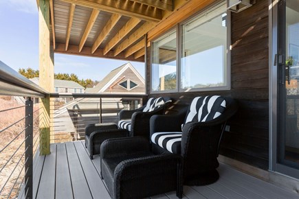 North Truro Cape Cod vacation rental - Main Deck off Living Room