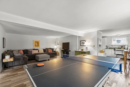 Wellfleet Cape Cod vacation rental - Lower level family room with ping pong table