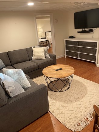 New Seabury, Mashpee Cape Cod vacation rental - Basement Living Room with Smart TV