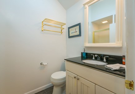 Bourne Cape Cod vacation rental - Bathroom off queen bedroom with stall shower