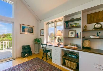 Bourne Cape Cod vacation rental - Desk nook in living room