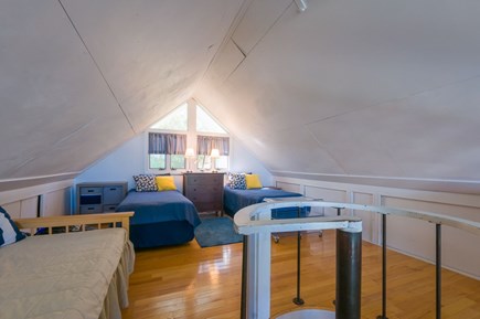 Bourne Cape Cod vacation rental - Additional sleeping in the loft - 4 twins total