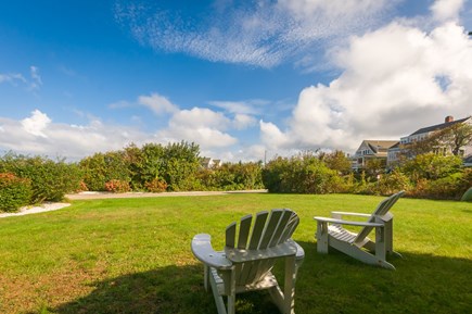 Bourne Cape Cod vacation rental - Large yard overlooking Cape Cod Bay