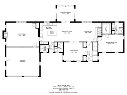 Harwich Port Cape Cod vacation rental - Floor plan main level