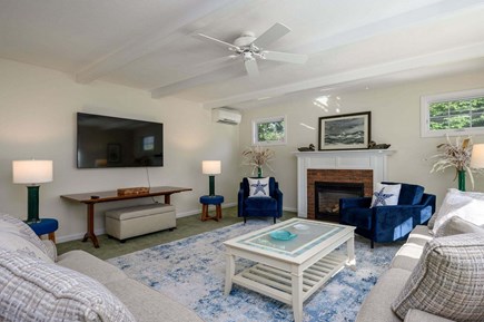 Harwich Port Cape Cod vacation rental - Family room off kitchen