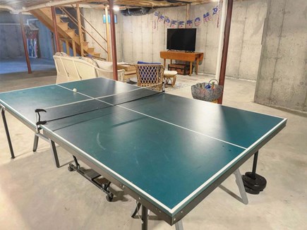 Harwich Port Cape Cod vacation rental - Watch TV and keep up with the conversation while competing at the ping pong table