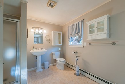 Sandwich Cape Cod vacation rental - Second floor bathroom with shower stall