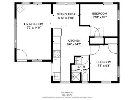 Orleans Cape Cod vacation rental - Floor plan of home