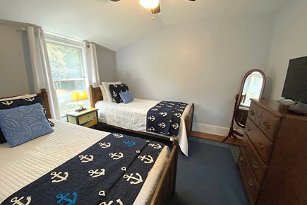 West Yarmouth Cape Cod vacation rental - Two twin-size beds provide flexible sleeping options.