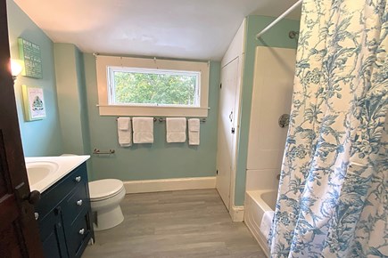 West Yarmouth Cape Cod vacation rental - Upstairs bedrooms share a Full Bath with Tub/Shower Combo.