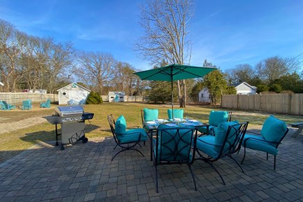 West Yarmouth Cape Cod vacation rental - Get the grill going and play games in the expansive yard.