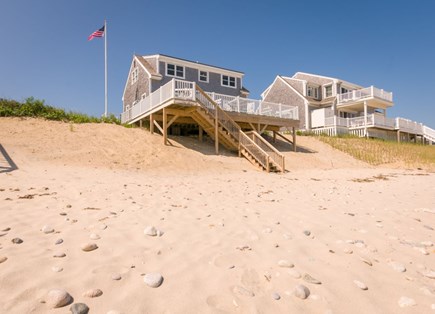 East Sandwich Cape Cod vacation rental - View of house from the beach