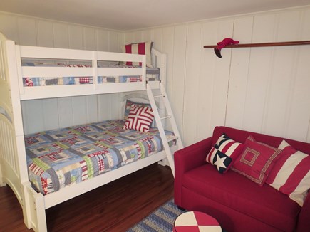 South Chatham Cape Cod vacation rental - Bunk beds in the lower level