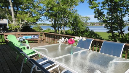 South Chatham Cape Cod vacation rental - Outdoor seating with creek views