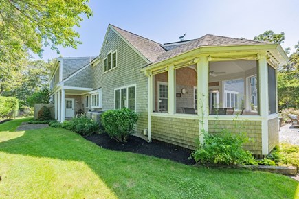 Harwich Port Cape Cod vacation rental - Side view of yard