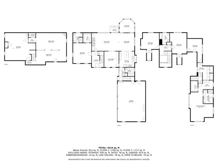 Harwich Port Cape Cod vacation rental - Entire floorplan of the home