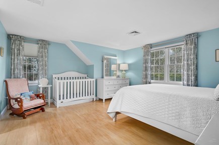 Harwich Port Cape Cod vacation rental - Additional amenity in Bedroom #2 of a full sized crib and glider chair will make bedtime (or naps!) easier - 92 Hoyt Road Harwich Port Cape Cod - Apri