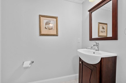Harwich Port Cape Cod vacation rental - Bathroom #5 is located in the lower level of this home, conveniently near the family room - 92 Hoyt Road Harwich Port Cape Cod - Apricari - NEVR