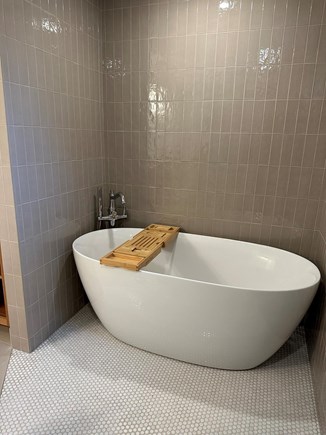 Harwich Port Cape Cod vacation rental - Wet room with Freestanding Soaker Tub