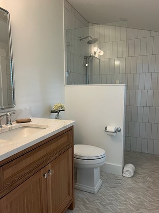 Harwich Port Cape Cod vacation rental - 2nd floor Bathroom with curbless shower